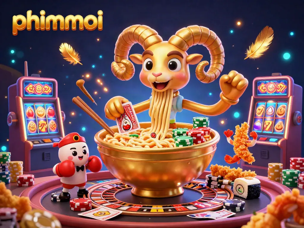 Engage in exciting casino gaming with phimmoi illustration showcasing vibrant characters and dynamic elements.