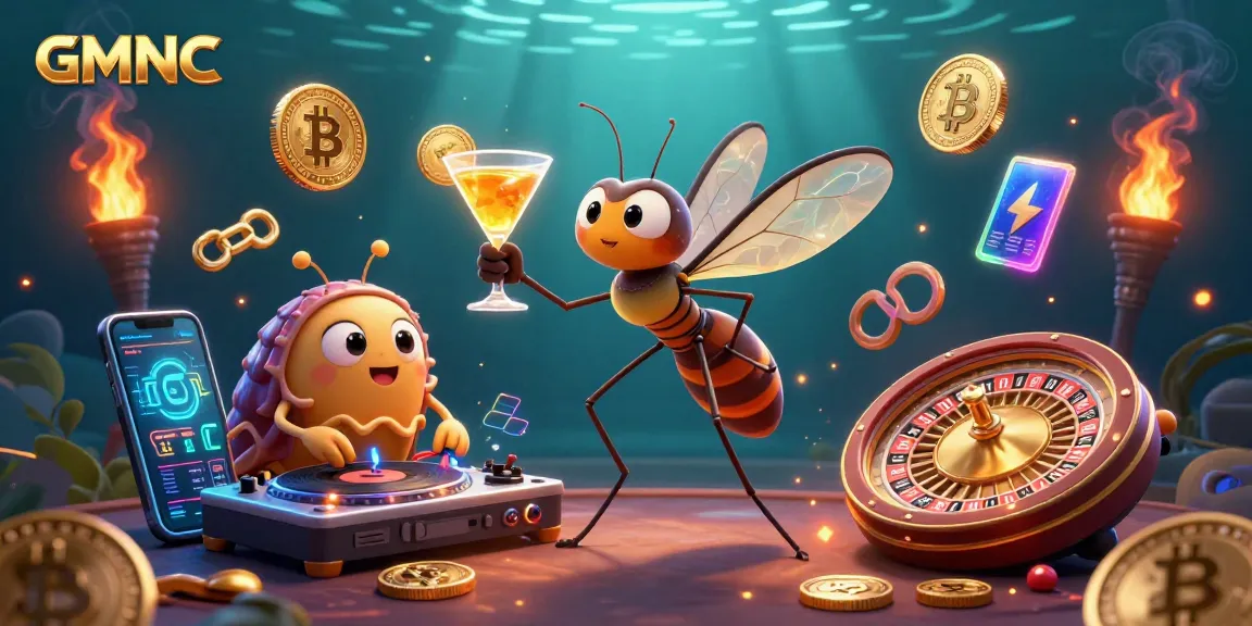 Engage in GMNC's thrilling casino experience with a vibrant underwater scene featuring innovative characters.