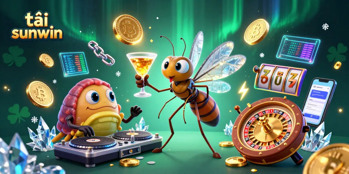 Tải sunwin to enjoy a vibrant 3D casino scene featuring unique characters and exciting game elements.